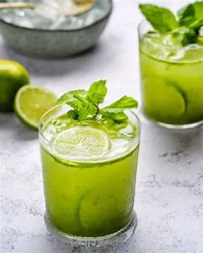 Mint lime juice